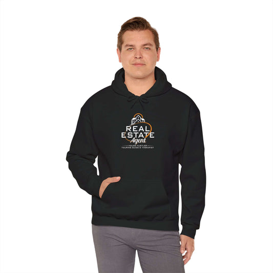 Real Estate Agent Hoodie, Cozy Sweatshirt for Realtors, Perfect Gift for Real Estate Professionals, Birthday, Appreciation, Housewarming Black