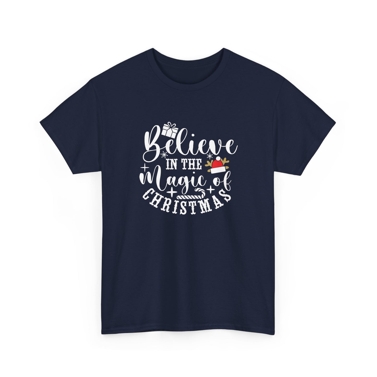 Christmas Tee — "Believe in the Magic of Christmas" Holiday Shirt
