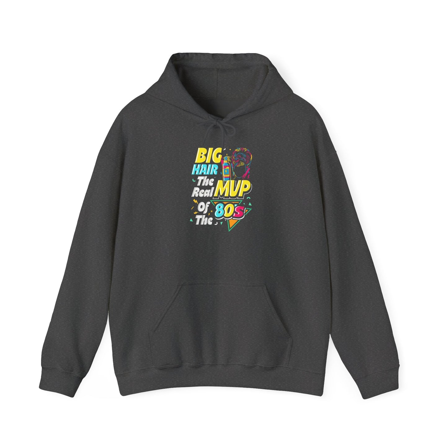 80s Big Hair MVP Unisex Hoodie | Vintage Style Sweatshirt, Retro Gift, Cozy Attire, Nostalgia, Fashion Statement