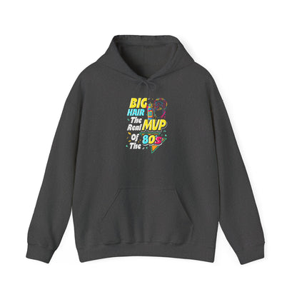 80s Big Hair MVP Unisex Hoodie | Vintage Style Sweatshirt, Retro Gift, Cozy Attire, Nostalgia, Fashion Statement
