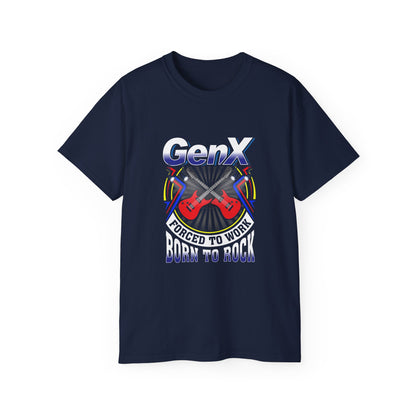 Gen X Vintage Tee, Nostalgic Graphic T-Shirt for Birthdays, Unisex Casual Wear, Perfect Gift for Retro Lovers, Music & Pop Culture