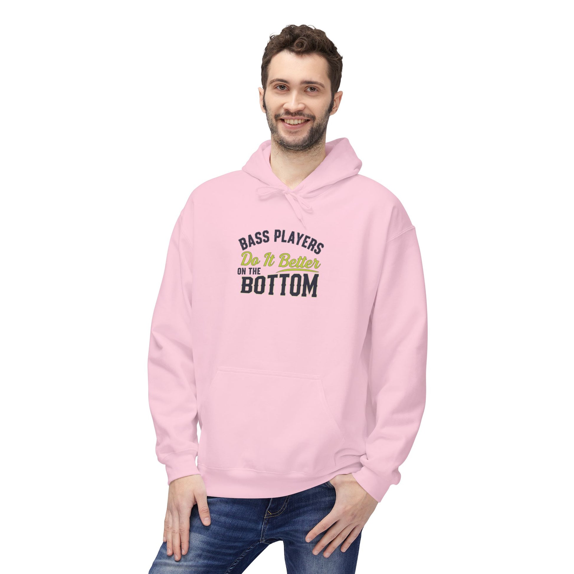 Bass Player / Musician Hoodie - Unisex Midweight Softstyle