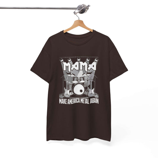 Metal-Themed Unisex Tee, Perfect for Concerts, Casual Wear, Gift for Music Lovers, Band Merchandise, Music Festival Apparel Dark Chocolate