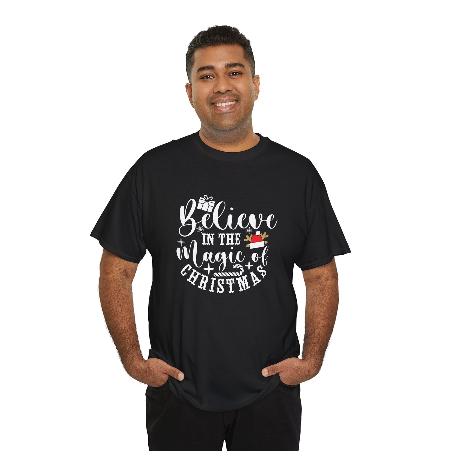 Christmas Tee — "Believe in the Magic of Christmas" Holiday Shirt
