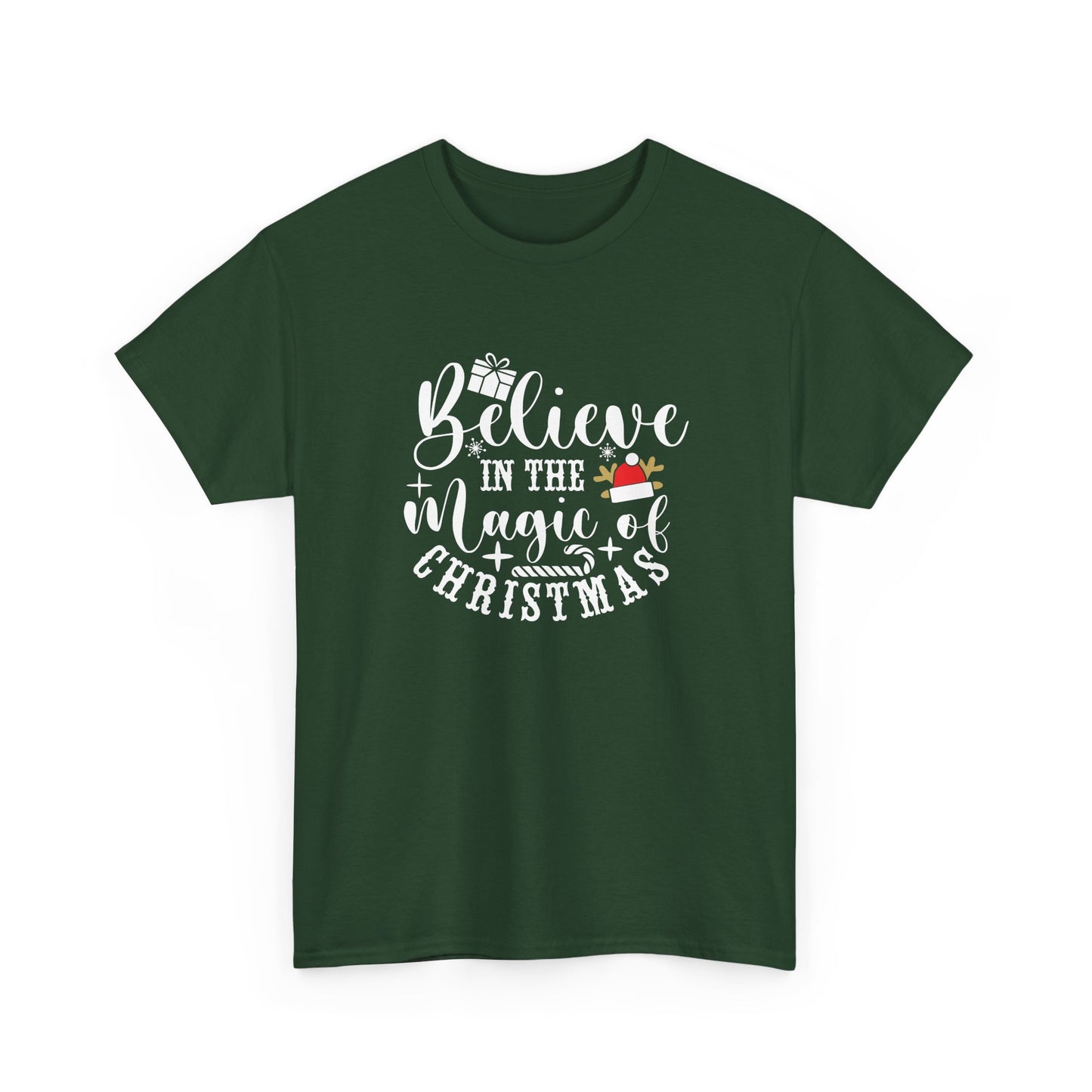 Christmas Tee — "Believe in the Magic of Christmas" Holiday Shirt