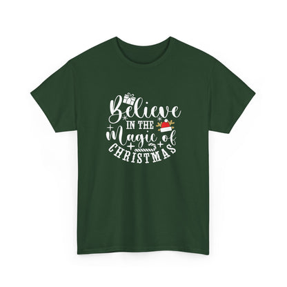 Christmas Tee — "Believe in the Magic of Christmas" Holiday Shirt