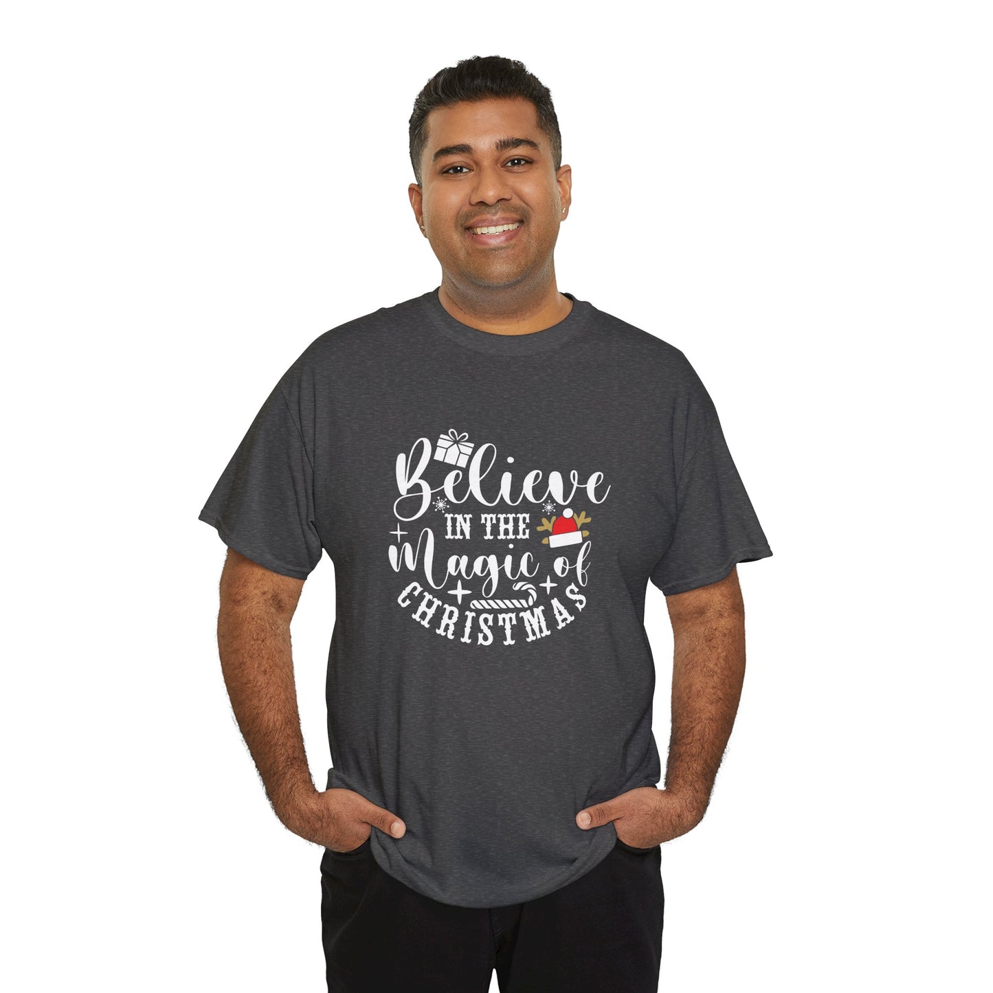 Christmas Tee — "Believe in the Magic of Christmas" Holiday Shirt