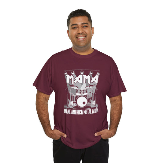 Metal-Themed Unisex Tee, Perfect for Concerts, Casual Wear, Gift for Music Lovers, Band Merchandise, Music Festival Apparel Maroon