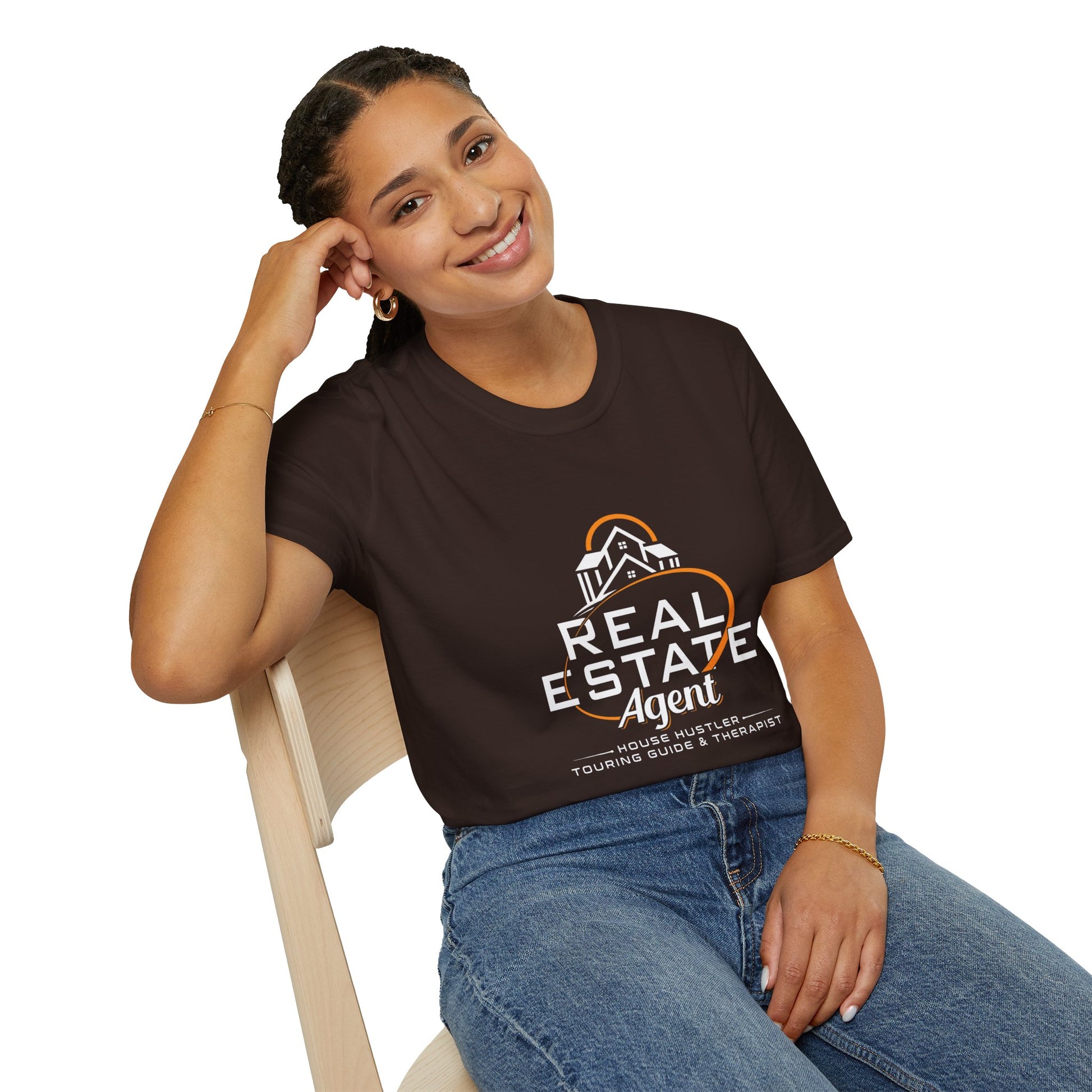 Real Estate Agent Softstyle T-Shirt | Perfect Gift for Realtors, Housewarming, Business Wear, Real Estate Theme, Professional Attire