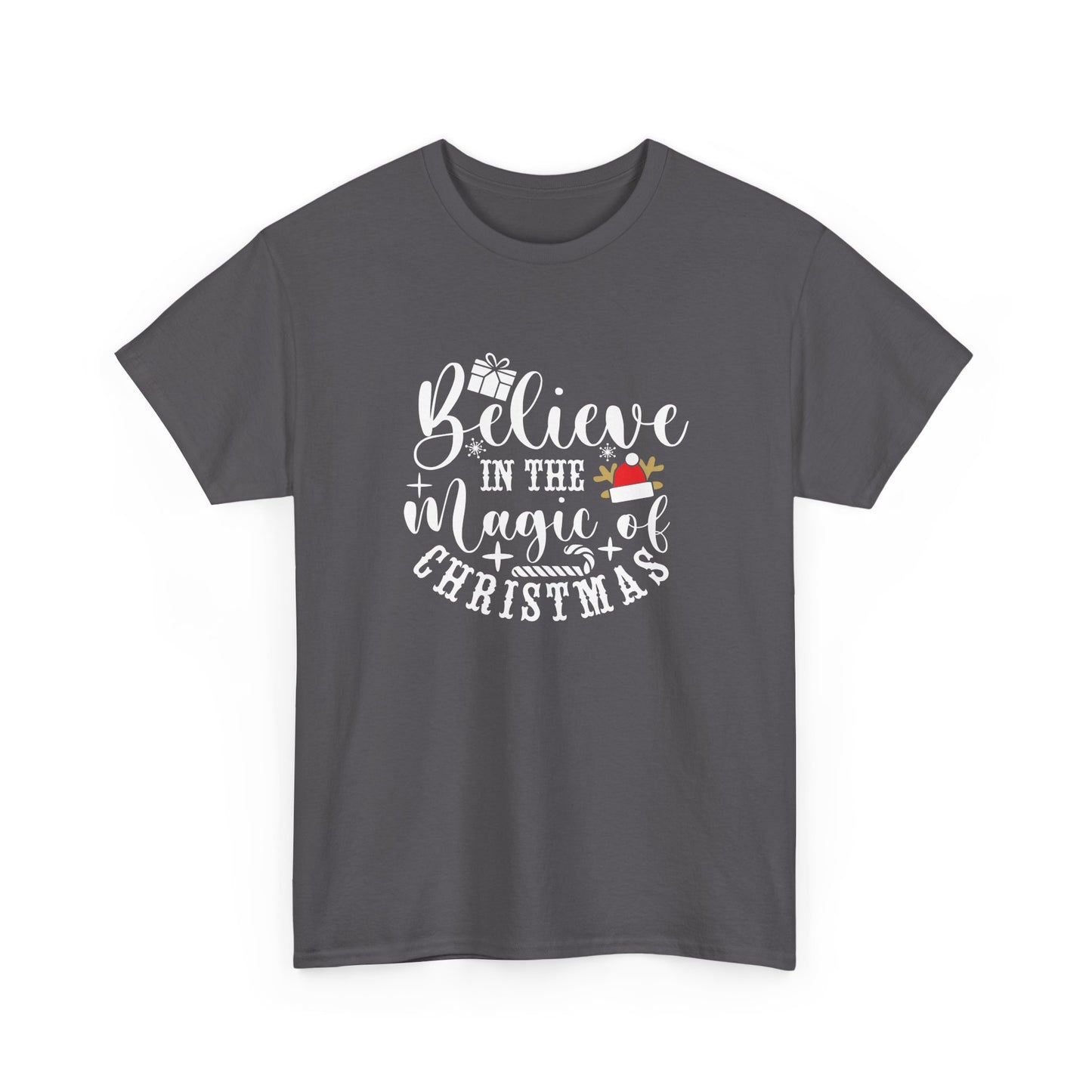 Christmas Tee — "Believe in the Magic of Christmas" Holiday Shirt