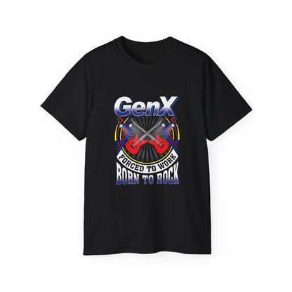 Gen X Vintage Tee, Nostalgic Graphic T-Shirt for Birthdays, Unisex Casual Wear, Perfect Gift for Retro Lovers, Music & Pop Culture