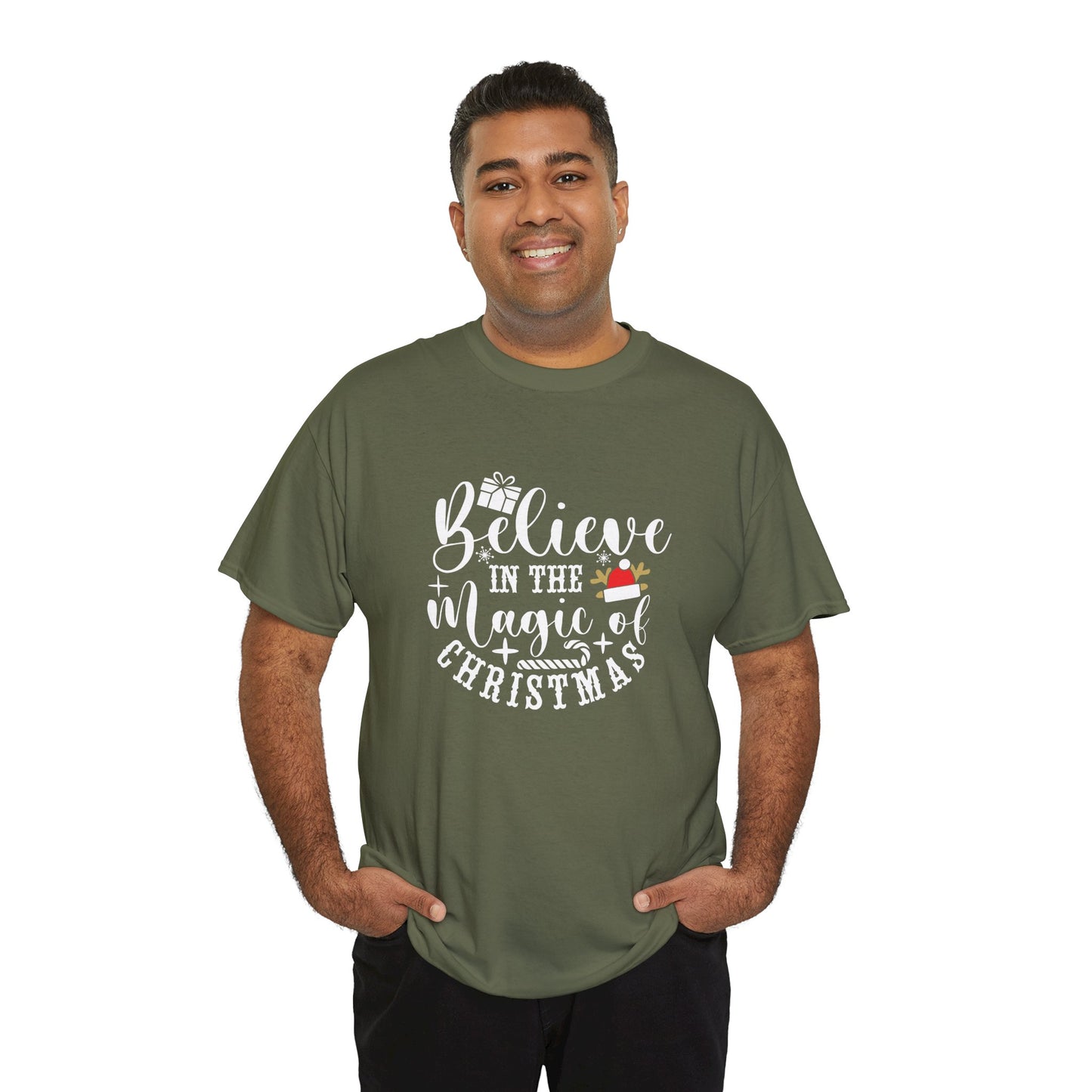 Christmas Tee — "Believe in the Magic of Christmas" Holiday Shirt