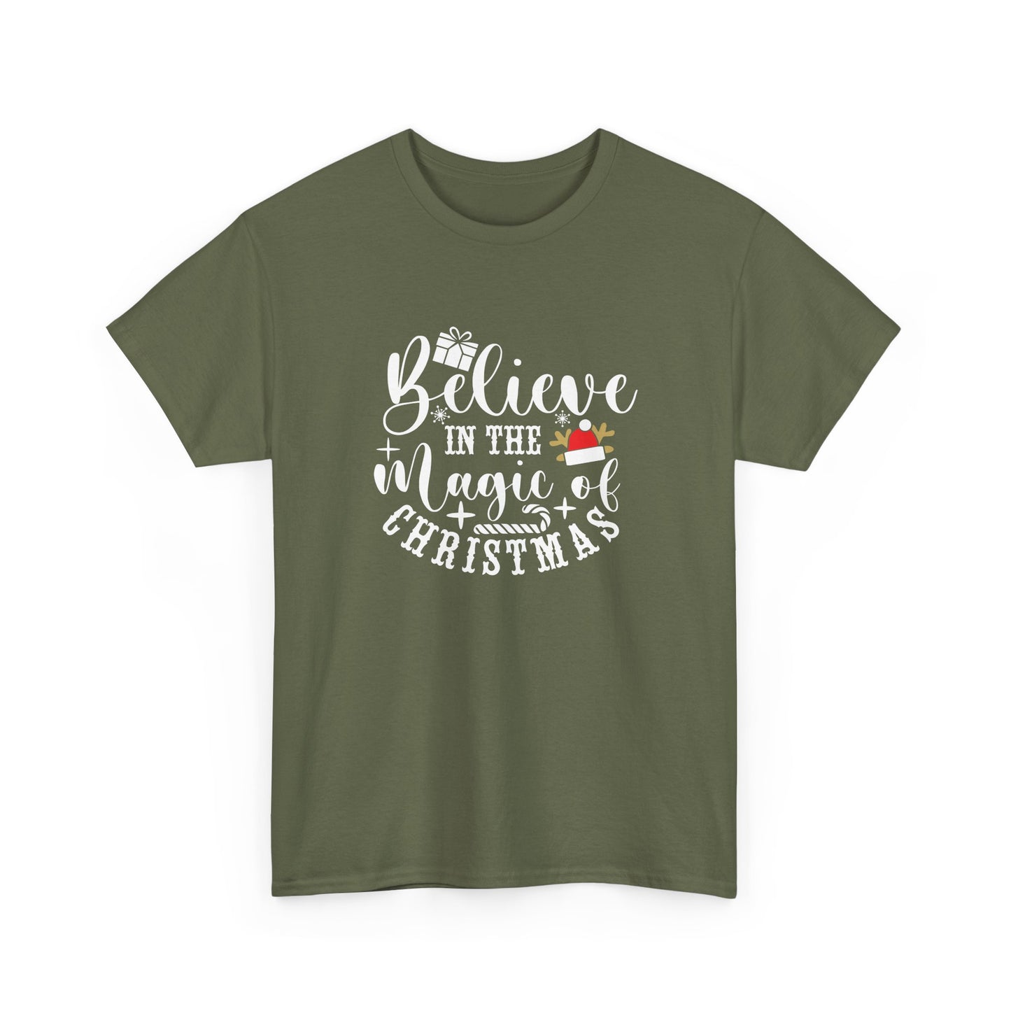 Christmas Tee — "Believe in the Magic of Christmas" Holiday Shirt