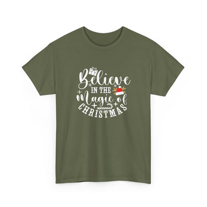 Christmas Tee — "Believe in the Magic of Christmas" Holiday Shirt