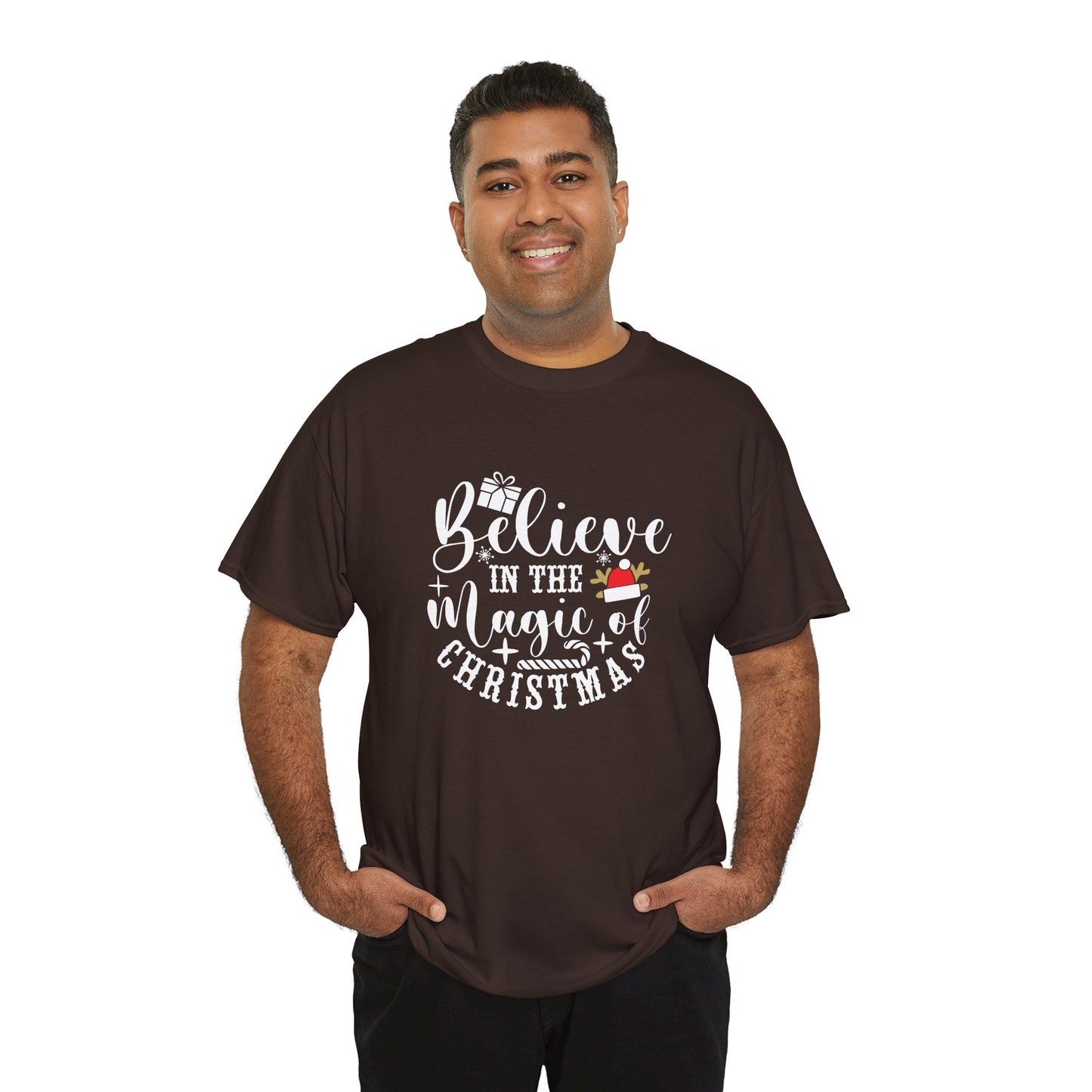 Christmas Tee — "Believe in the Magic of Christmas" Holiday Shirt