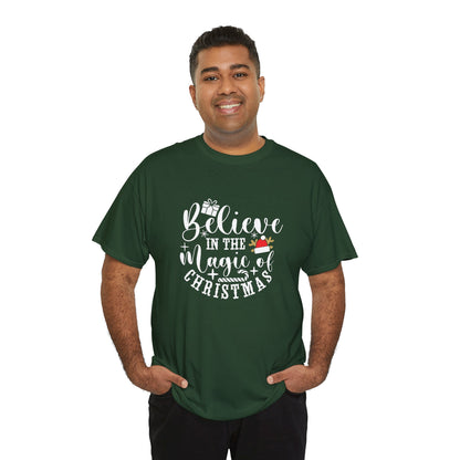 Christmas Tee — "Believe in the Magic of Christmas" Holiday Shirt
