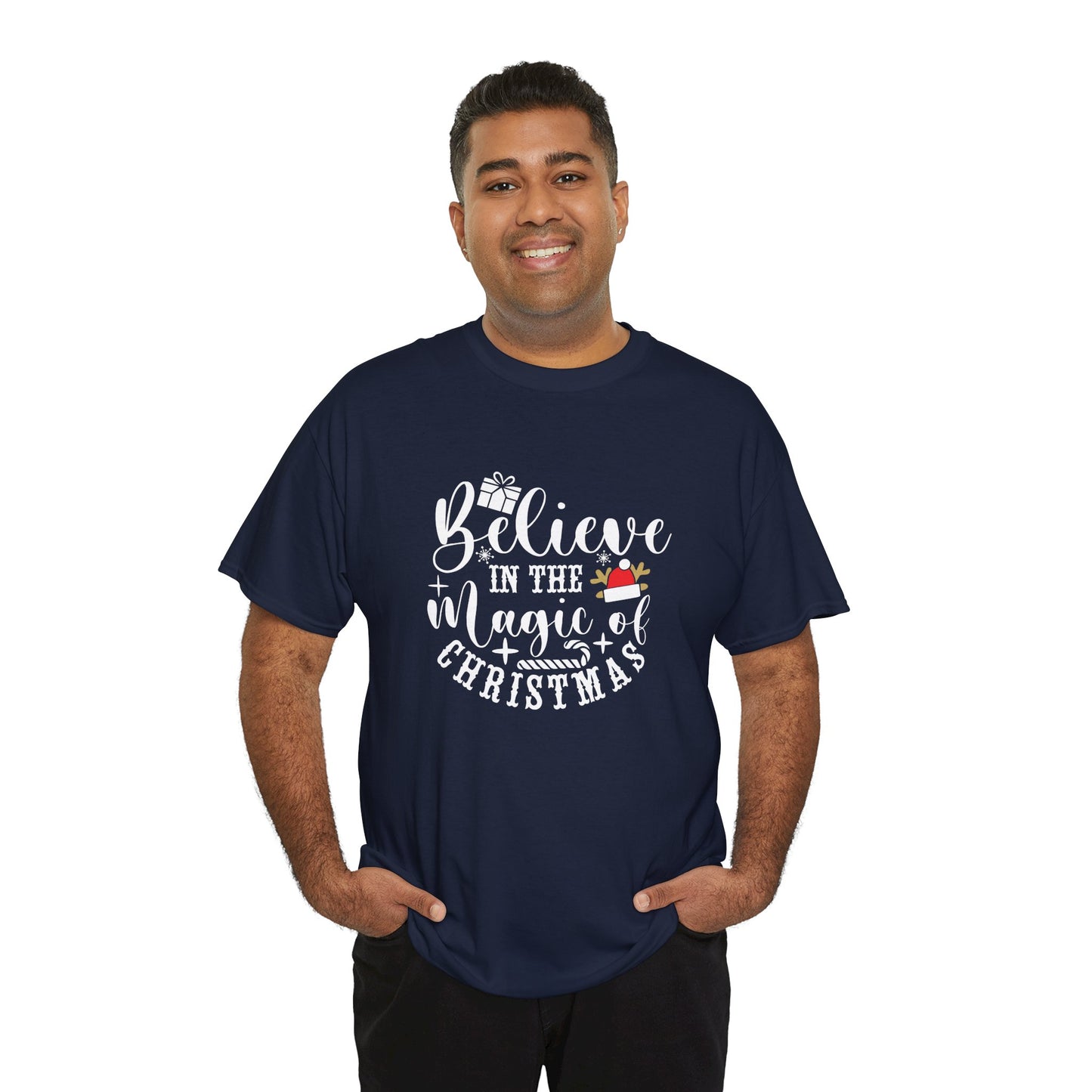 Christmas Tee — "Believe in the Magic of Christmas" Holiday Shirt