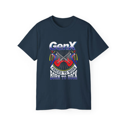 Gen X Vintage Tee, Nostalgic Graphic T-Shirt for Birthdays, Unisex Casual Wear, Perfect Gift for Retro Lovers, Music & Pop Culture